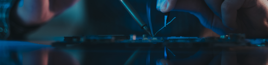 closeup of precision engineering instrument