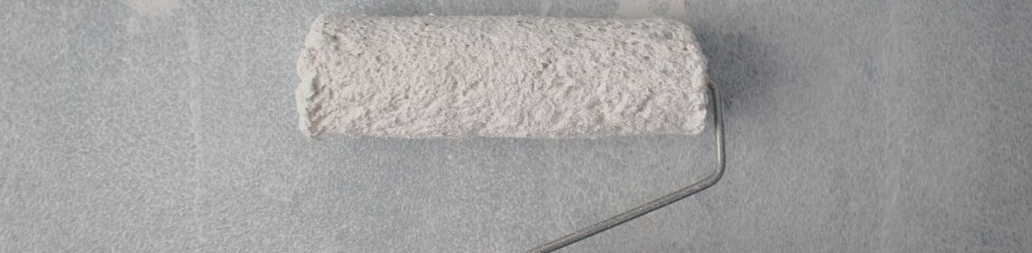 roller paint brush in motion